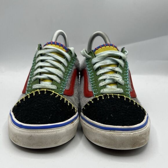 Vans Old Skool Blanket Stitch Multicolor Sneakers Size 6 Men 7.5 Women Skate - Picture 2 of 14
